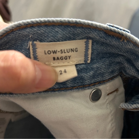 Madewell Low Slung Baggy Jeans: Airy Denim Edition - Picture 12 of 12